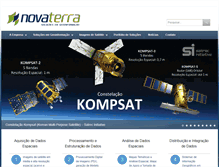 Tablet Screenshot of novaterrageo.com.br